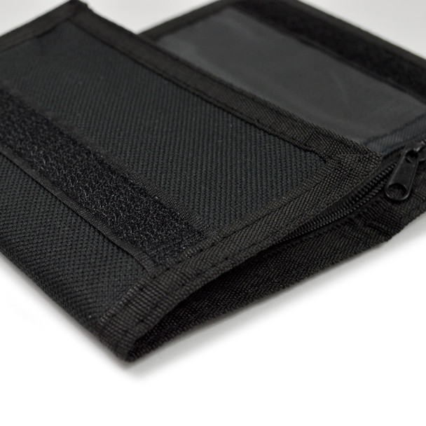 Men's Polyester Tri-fold Velcro Wallets MW10101