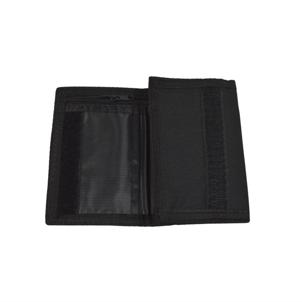 Men's Polyester Tri-fold Velcro Wallets MW10105