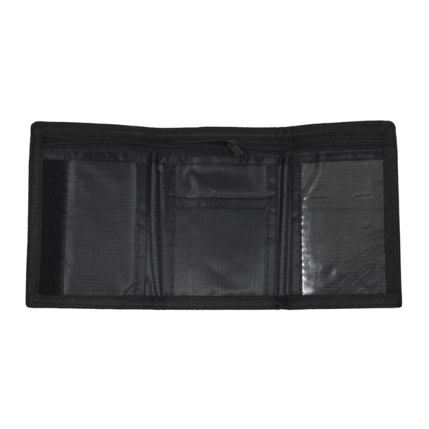 Men's Polyester Tri-fold Velcro Wallets MW10121