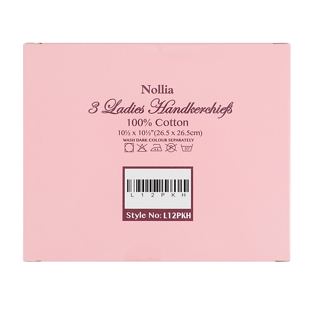 12pc Assorted Pack Women's Boxed Embroidered Cotton Handkerchiefs L12PKH 12pc Assorted Pack Women's Boxed Embroidered Cotton Handkerchiefs L12PKH