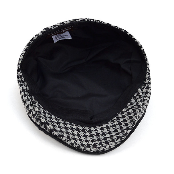 6pc Two Sizes Men's Fall/Winter Houndstooth Ivy Hat - H9413