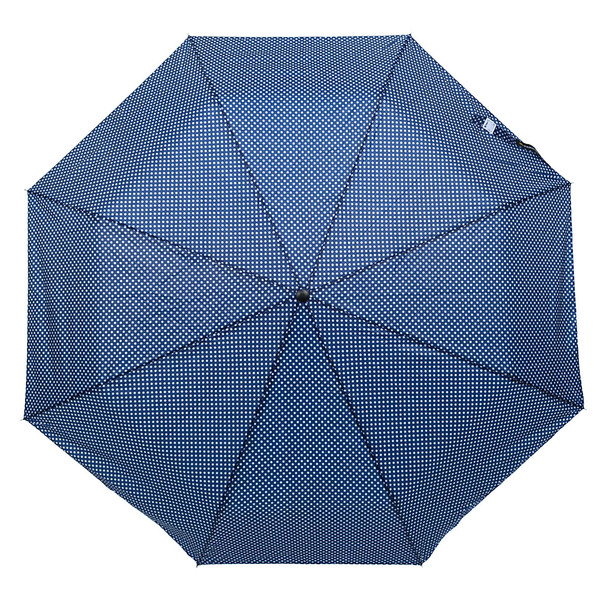 12pc Pack Polka-Dot Telescopic Canopy Hand Open Umbrella UM3115