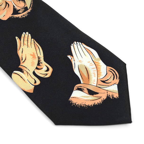 Prayer Hands Novelty Tie NV2809