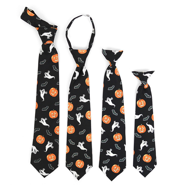 Boy's "Jack-o-lanterns" Halloween Novelty Tie BN3301-T
