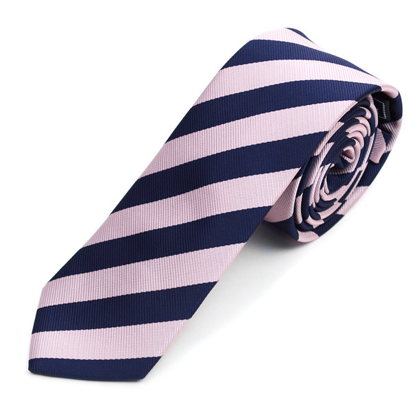 Men's Microfiber Poly Woven College Slim Tie MPWC2400S