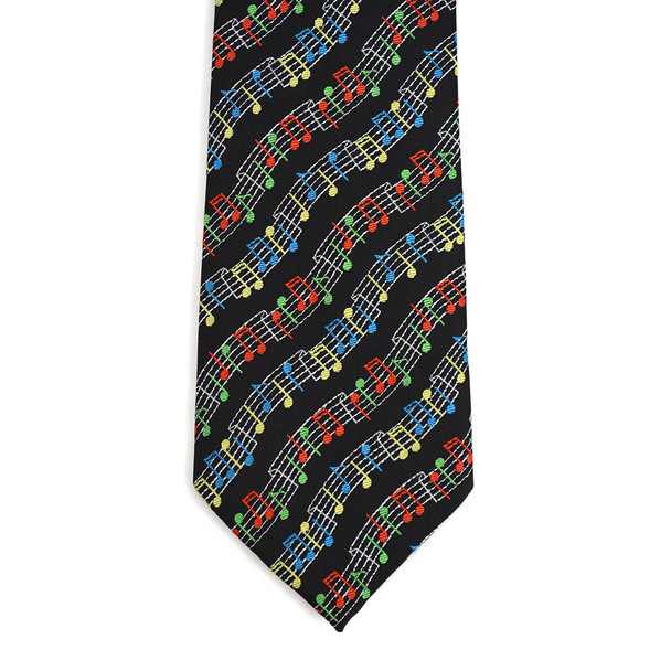 Music Note Novelty Tie