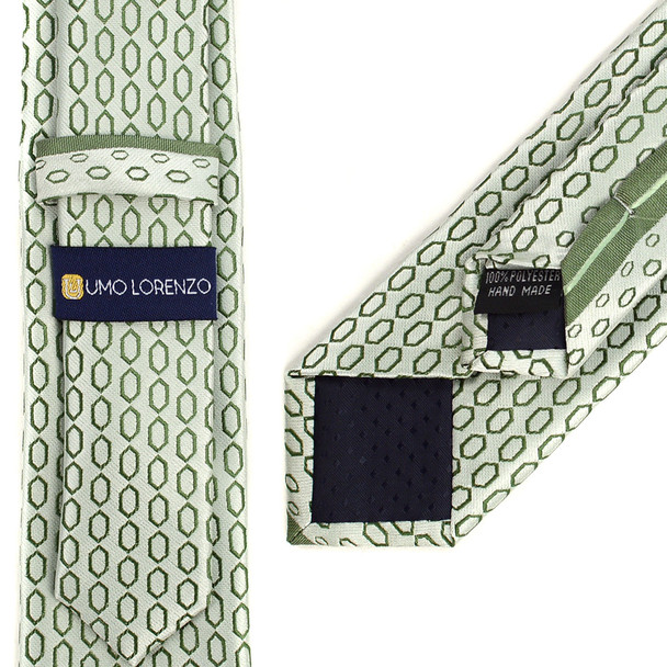 Olive Microfiber Poly Woven 2.25" Slim Panel Tie MPPW1622