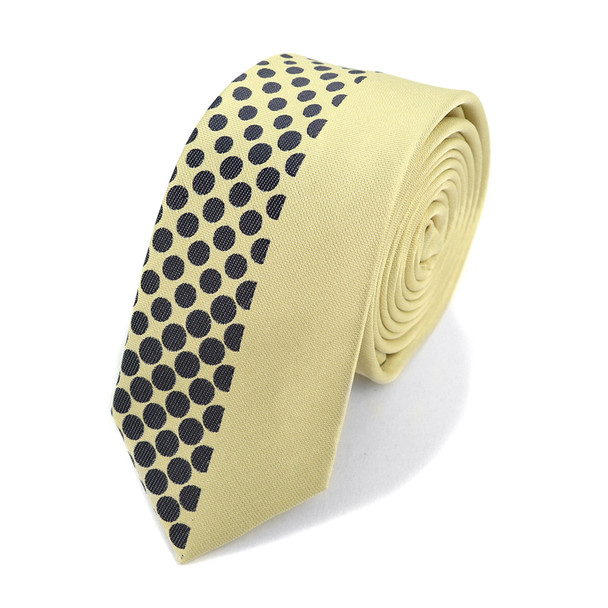 Dotted Microfiber Poly Woven 2.25" Slim Panel Tie MPPW1629