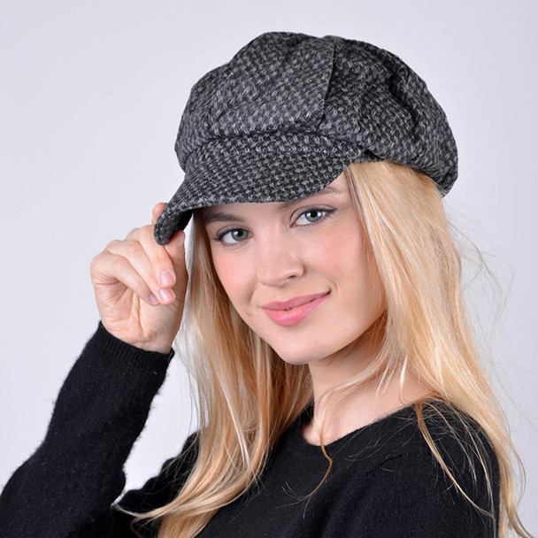 Fall/Winter Unisex British Newsboy Soft Weave Beret Style Cap - WNH1762-64