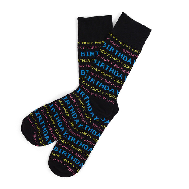 12pairs Men's Happy Birthday Novelty Socks NVS1741