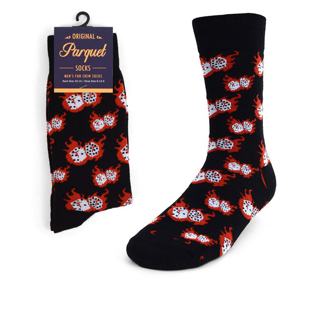 Men's Fire Dice Novelty Socks NVS1756