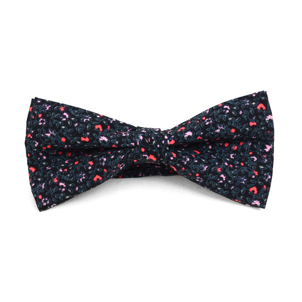 3pc Floral Wedding Cotton Banded Bow Tie - NFCB17126