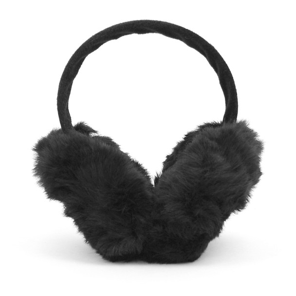 12pc Black Ear Warmers EM1214