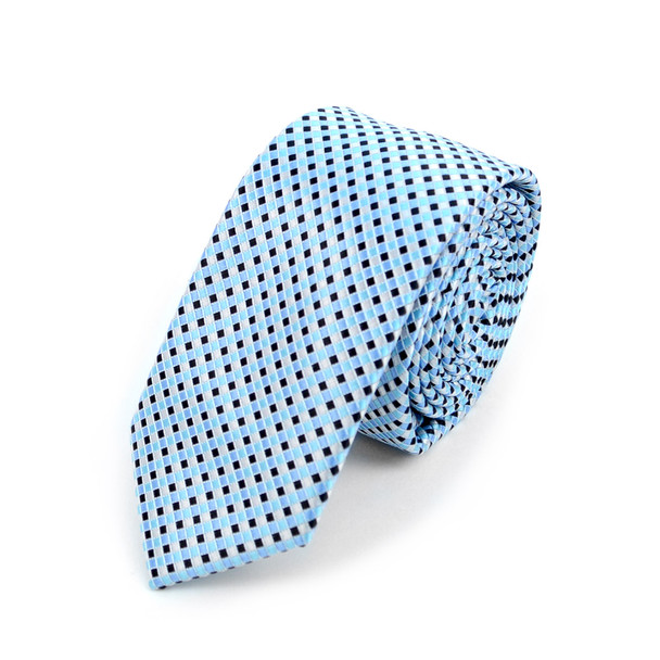 Geometric Microfiber Poly Woven 2.25" Slim Tie - MPWS5909