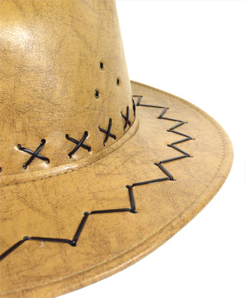 6pc Pack 3.5" Brim Cowboy Hat H9308
