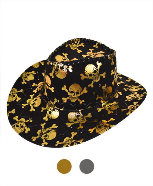 6pc Pack 3.5" Brim Cowboy Hat H9307