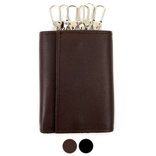 Genuine Leather Key Case Tri-Fold Wallets - 57