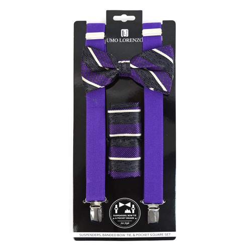 R P SUSPENDERS / PURE SILK / PURPLE SKULL AND CROSSBONES / HAND MADE – RICK  PALLACK COLLECTION