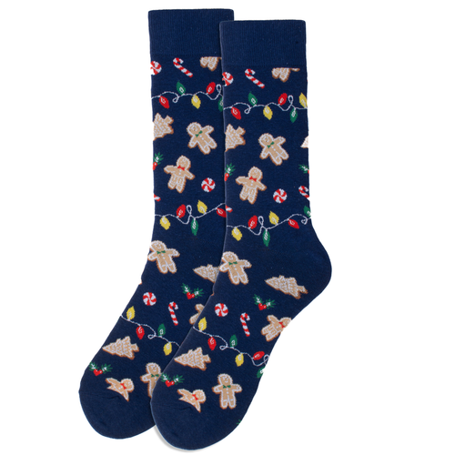 Men's Mistletoe Holiday Novelty Socks SeliniNY Wholesale