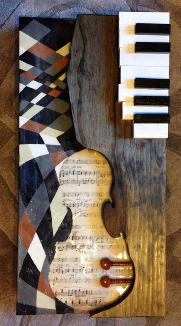 "Untitled'" - Violin & Piano Art