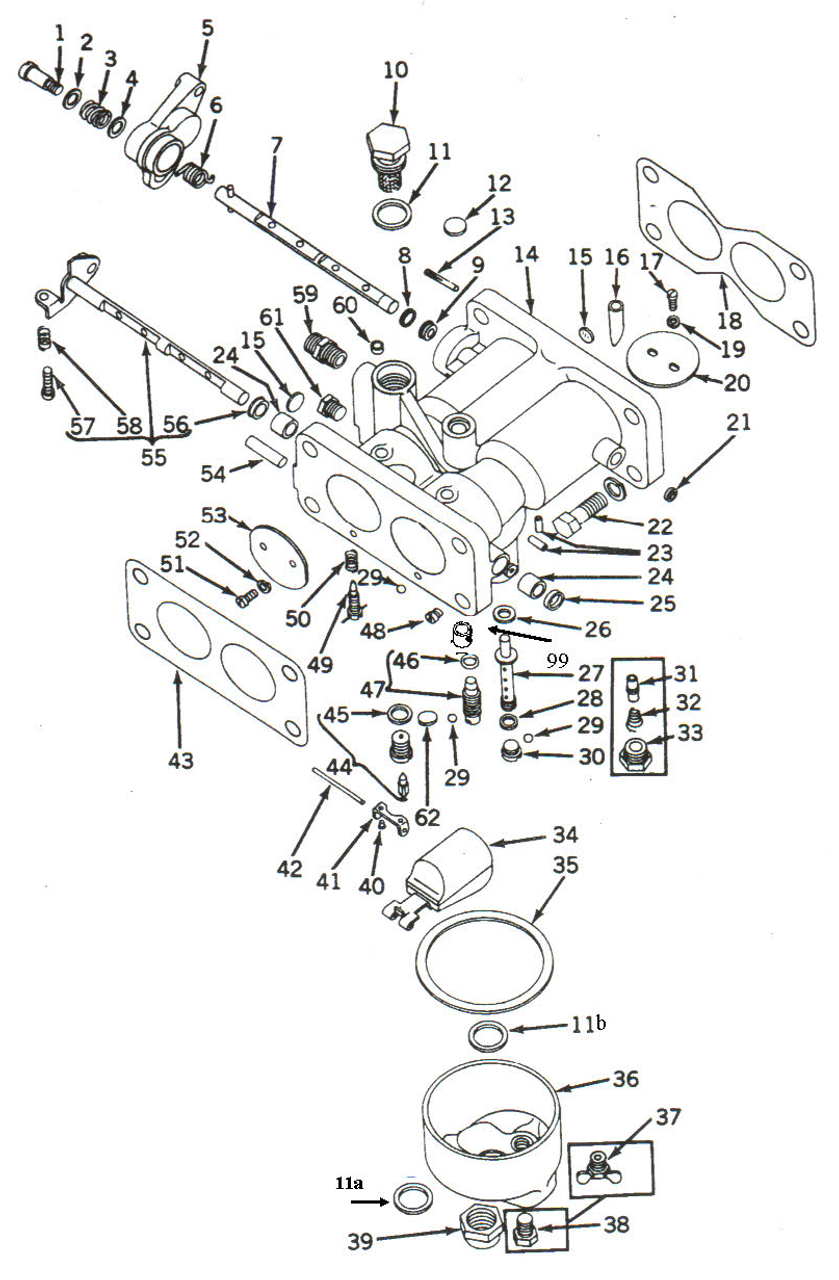 Carburetor Parts - Marvel-Schebler DLTX Duplex Carbs - Page 1 - Robert ...