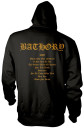 Bathory 'Blood Fire Death' (Black) Pull Over Hoodie
