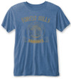 Ramones 'Forest Hills' (Blue) Burnout T-Shirt