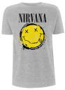 Nirvana 'Smiley Splat' T-Shirt