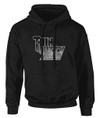 Thin Lizzy 'Logo Gradient' Pull Over Hoodie