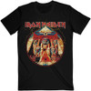 Iron Maiden 'Powerslave Lightning Circle' (Black) T-Shirt