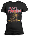 Iron Maiden 'Slasher' (Black) Womens Fitted T-Shirt