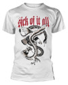 Sick Of It All 'Eagle' (White) T-Shirt