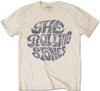 Rolling Stones 'Vintage 70s Logo' (Sand) T-Shirt