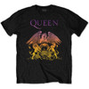 Queen 'Gradient Crest' (Black) T-Shirt