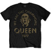 Queen 'We Are The Champions' (Black) T-Shirt