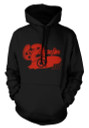 Led Zeppelin 'III Bubble Logo' (Black) Pull Over Hoodie