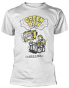 Green Day 'Longview Doodle' (White) T-Shirt