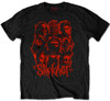 Slipknot 'WANYK Red Patch' (Black) T-Shirt