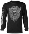 Amon Amarth 'Grey Skull' (Black) Long Sleeve Shirt