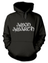 Amon Amarth 'Grey Skull' (Black) Pull Over Hoodie