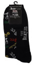 The Beatles 'Love' (Black) Socks (One Size = UK 7-11)