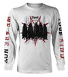 Slipknot 'Shrouded Group' (White) Long Sleeve Shirt