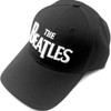 The Beatles 'Drop T Logo' (Black) Baseball Cap