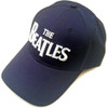 The Beatles 'Drop T Logo' (Navy) Baseball Cap