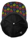 Kiss 'Neon Faces' (Black) Snapback Cap