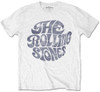 Rolling Stones 'Vintage 70s Logo' (White) T-Shirt