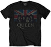 Queen 'Union Jack' (Black) T-Shirt