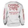 Cannibal Corpse 'Butchered At Birth Album Cover' (White) Long Sleeve Shirt