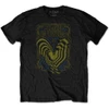 Alice In Chains 'Psychedelic Rooster' (Black) T-Shirt