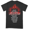 AC/DC 'PWR UP Tracklist' (Black) T-Shirt